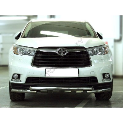 Дуга передняя d-60 с накладками Toyota Highlander 2014-