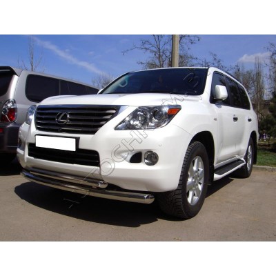 Дуга передняя d-76+60 Lexus LX 570 2012-2015