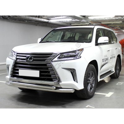 Дуга передняя d-76+60 Lexus LX 570 2015-