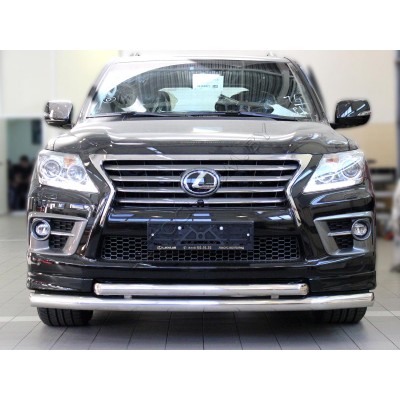 Дуга передняя d-76+60 Lexus LX 570 SPORT 2012-2015
