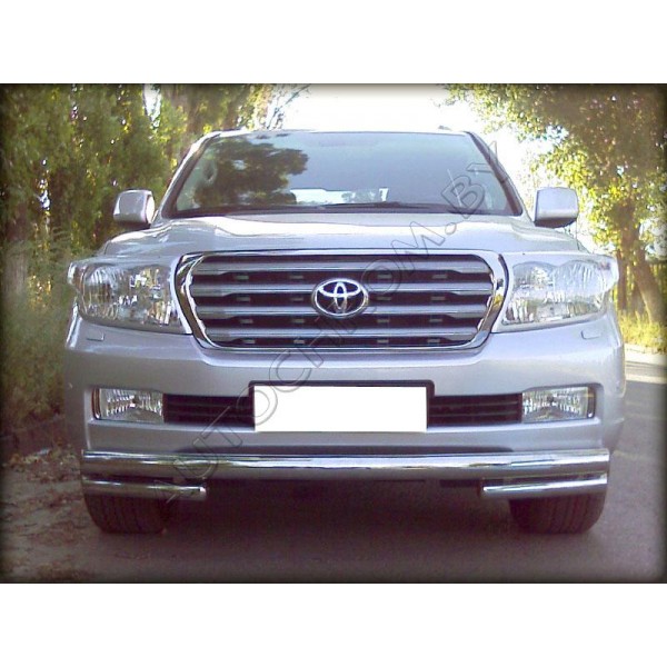 Дуга передняя d-76+60 двойная Toyota Land Cruiser 200 2007-2012