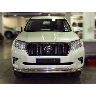 Дуга передняя d-76+60 с подгибами Toyota Land Cruiser Prado 150 2017-