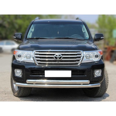 Дуга передняя d-76+76х43 Toyota Land Cruiser 200 2012-2013