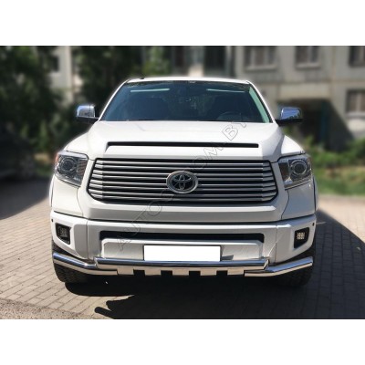 Дуга передняя d-76 с накладками Toyota Tundra 2014-