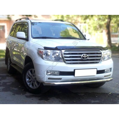 Дуга передняя d-76 с подгибами Toyota Land Cruiser 200 2012-2013