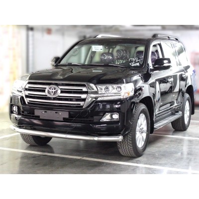 Дуга передняя d-76 с подгибами Toyota Land Cruiser 200 2015-
