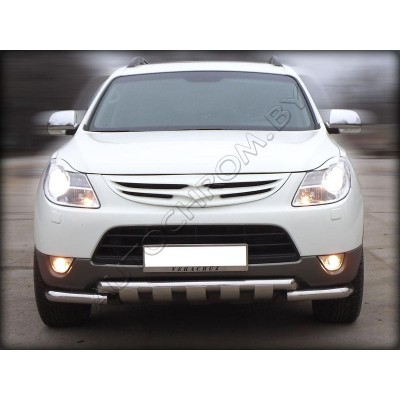 Дуга передняя с накладками Hyundai IX-55 2009-