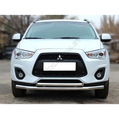 Дуга передняя с загибами d-60+53 Mitsubishi ASX 2012-2016