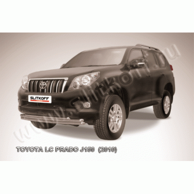 Защита переднего бампера Toyota Land Cruiser Prado 150 2009-2013 (Тройная радиусная)
