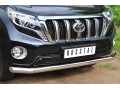 Защита переднего бампера Toyota Land Cruiser Prado 150 с 2013 (Длинная)