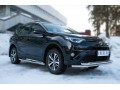 Защита переднего бампера Toyota RAV4 с 2015 (двойная, вариант 1)