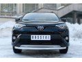 Защита переднего бампера Toyota RAV4 с 2015 (одинарная, вариант 1)