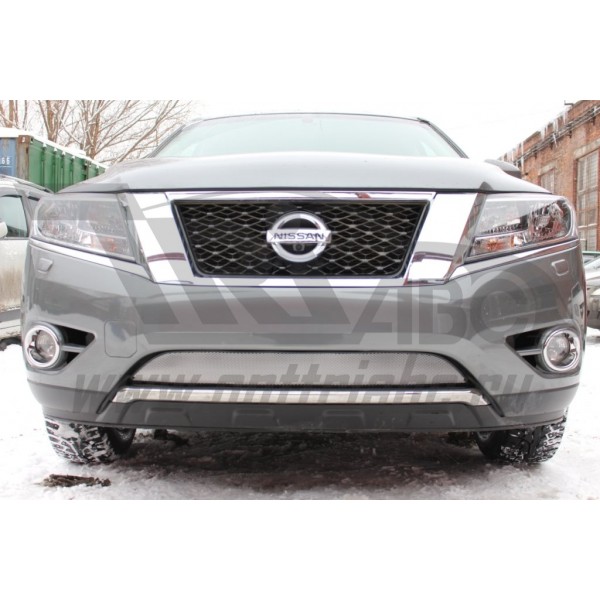 Защита радиатора Nissan Pathfinder с 2014 (Chrome)