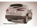 Защита заднего бампера Nissan Qashqai с 2014 (Уголки)