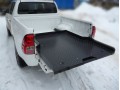 Платформа грузовая Toyota Hilux с 2011-2015 (двойная кабина, короткий кузов) некрашенная, серебристая