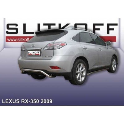 Защита заднего бампера Lexus RX 2009-2012 (Скобка)