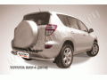 Защита заднего бампера Toyota RAV4 2010-2012 (Уголки)