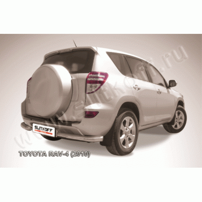 Защита заднего бампера Toyota RAV4 2010-2012 (Уголки)