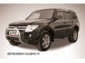 Защита переднего бампера Mitsubishi Pajero 2006-2011 (Низкая)