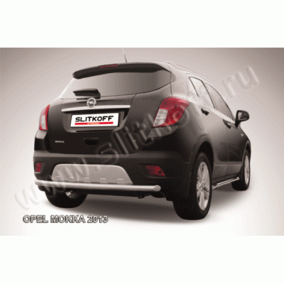 Защита заднего бампера Opel Mokka с 2012 (Радиусная)