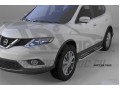 Пороги алюминиевые Zirkon Nissan X-Trail с 2014