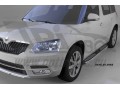 Пороги алюминиевые Zirkon Skoda Yeti с 2009