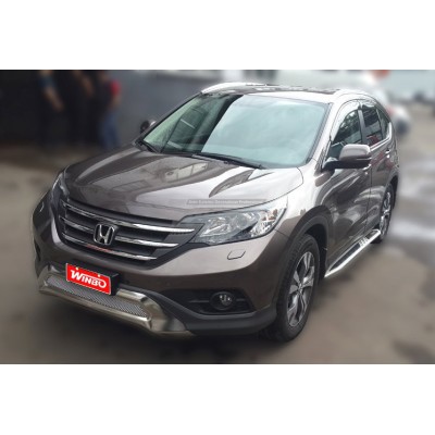 Накладки на передний и задний бампер Honda CR-V с 2012 (Вариант 3)