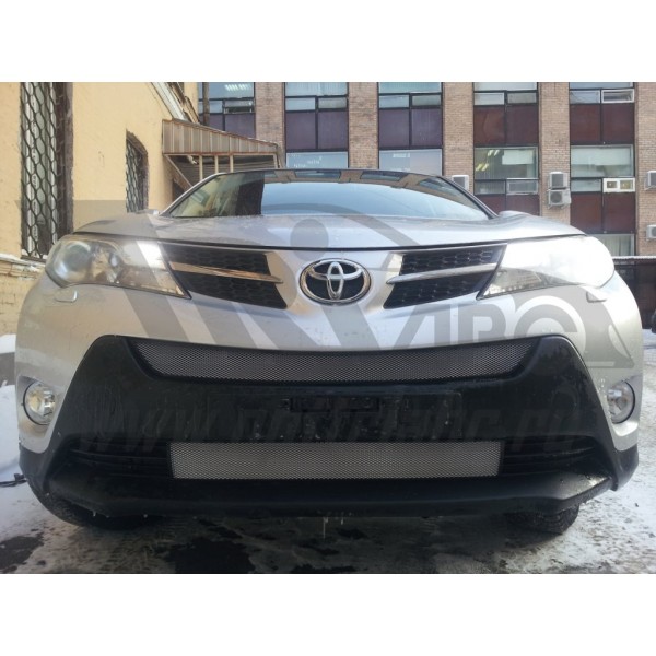 Защита радиатора Toyota RAV4 2012-2015 (Chrome)