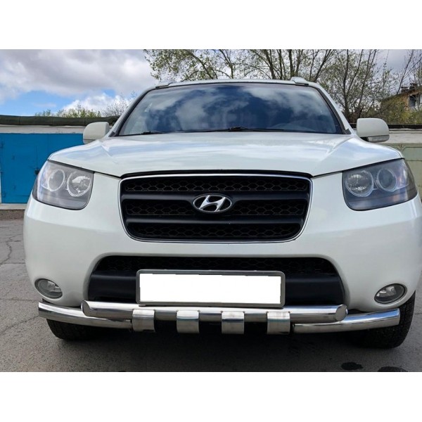 Защита переднего бампера Hyundai Santa Fe c 2006-2010 G