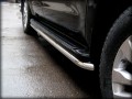 Боковые подножки Toyota Sequoia с 2007 (обвод штатного порога, под порог) d-53