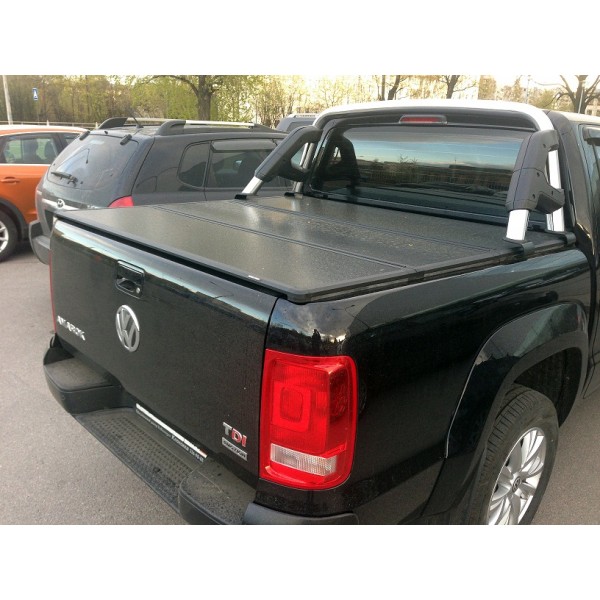 Крышка кузова пикапа трехсекционная, алюминиевая RUGGEDLINER для VOLKSWAGEN AMAROK, 2010-н в (двойная кабина)