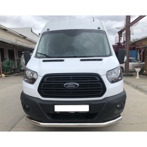 Защита переднего бампера Ford Transit c 2018