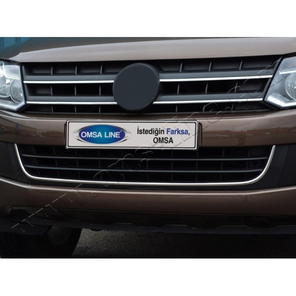 Накладка на воздухозаборник бампера Volkswagen Amarok 2010-2015