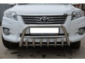 Защита переднего бампера Toyota Rav4 c 2010-2012 скоба низкая + акула