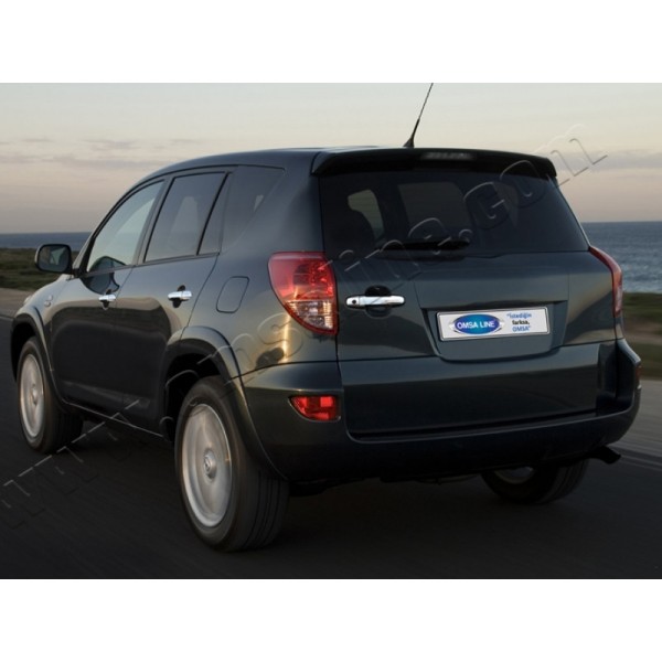 Накладки на дверные ручки 5 дверей (с отверстием под сенсор) Toyota RAV4 2006-2012