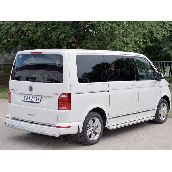 Защита заднего бампера D63 Volkswagen T6 (короткая)