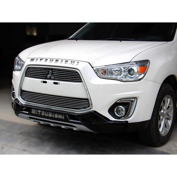 Накладка на передний бампер Mitsubishi ASX с 2013