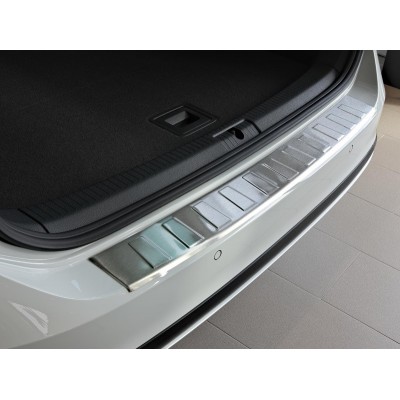 Накладка на задний бампер матовая Mazda CX-7 2007-2012
