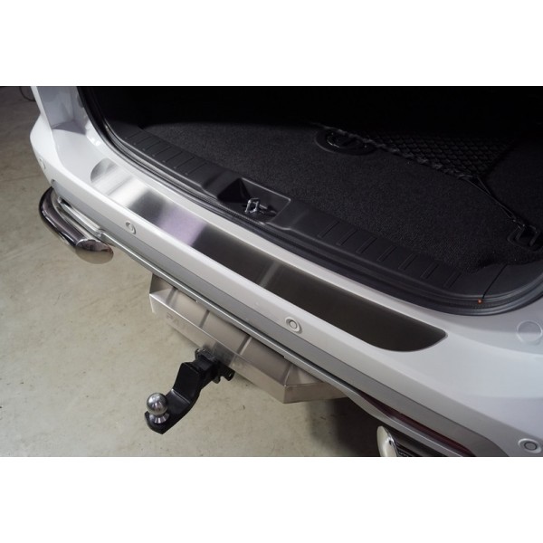 Накладка на задний бампер Mitsubishi Pajero Sport c 2021 (лист шлифованный)
