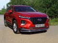 Защита переднего бампера d60 для Hyundai Santa Fe 2018-