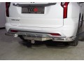Защита заднего бампера Mitsubishi Pajero Sport c 2021 (уголки) 76,1 мм