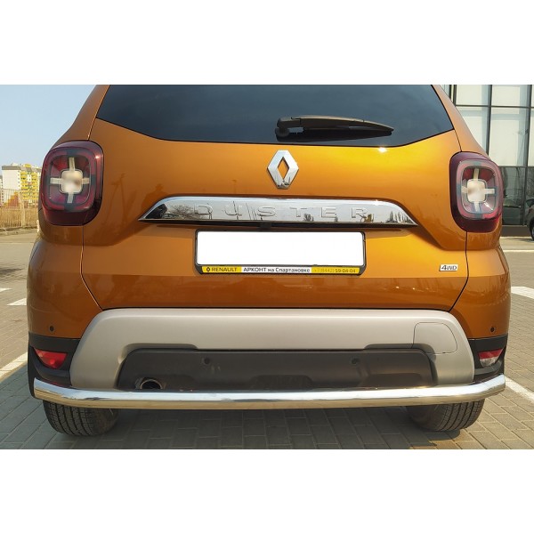 Защита заднего бампера Renault Duster c 2021