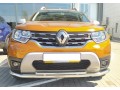 Защита переднего бампера Renault Duster c 2021 двойная