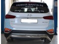 Защита заднего бампера Hyundai Santa Fe c 2018 скоба