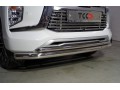 Защита переднего бампера Mitsubishi Pajero Sport c 2021 нижняя (двойная) 76,1/42,4 мм
