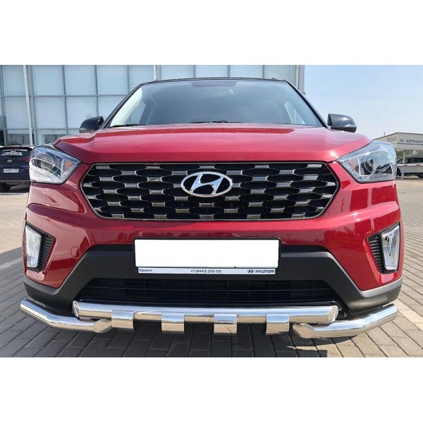 Защита переднего бампера Hyundai Creta c 2016 G