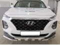 Защита переднего бампера Hyundai Santa Fe c 2018 G