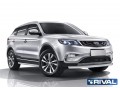 Защита переднего бампера с комплектом крепежа для Geely Atlas d57