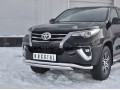 Защита переднего бампера TOYOTA FORTUNER 2017- по н в