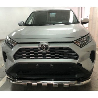 Защита переднего бампера Toyota Rav4 c 2019 (G)